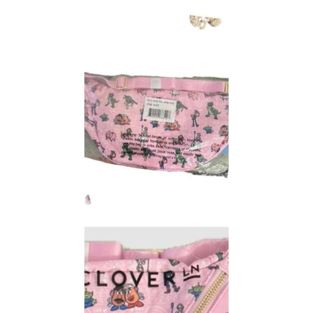 NIB Stoney Clover Lane Disney Toy Story Pink Jumbo Belt Bag - Picture 4 of 7
